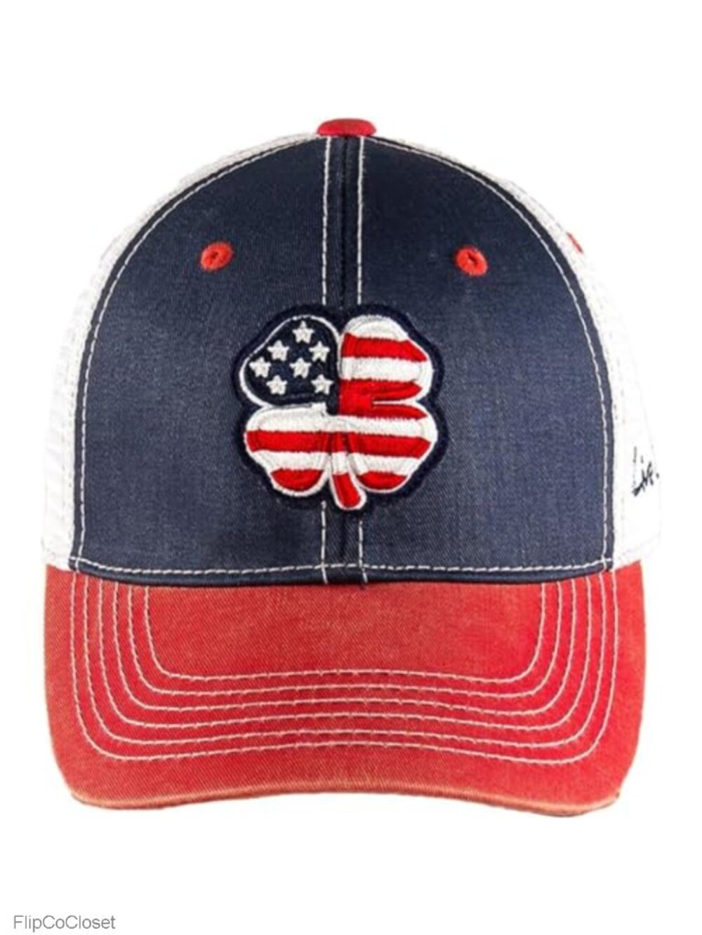 Vintage Wash Snapback Trucker Hat Adjustable Cotton Blend
